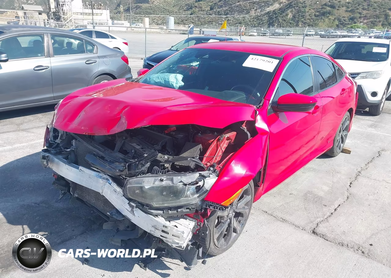 2019 Honda Civic Sport VIN:2HGFC2F89KH525648 - 2