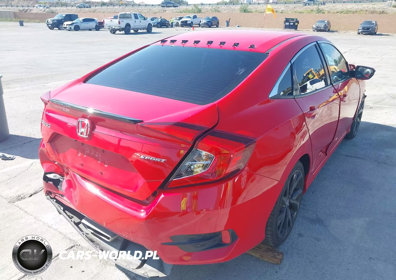 2019 Honda Civic Sport VIN:2HGFC2F89KH525648 - 4