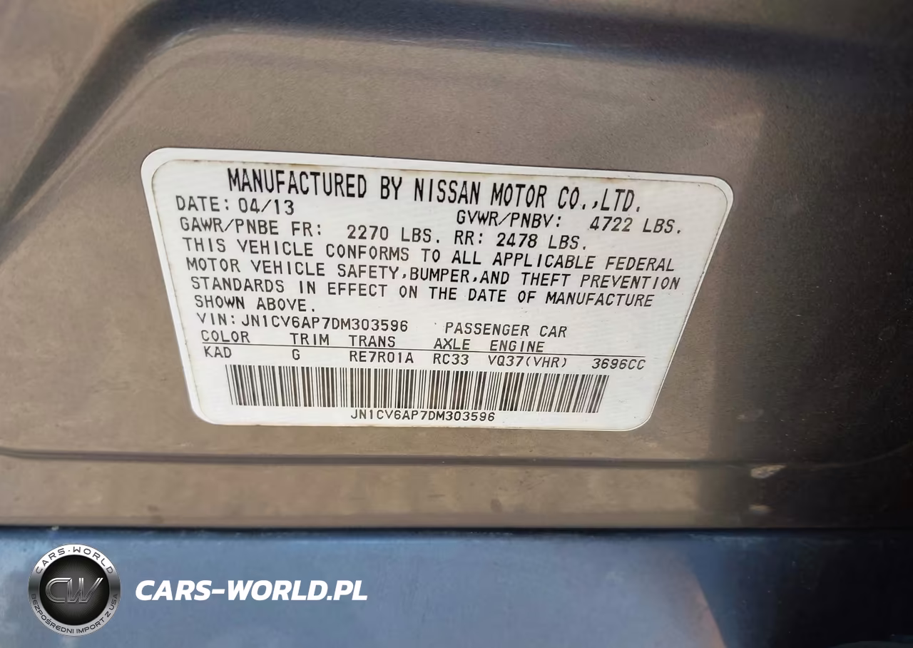 2013 Infiniti G37 Journey VIN:JN1CV6AP7DM303596 - 9