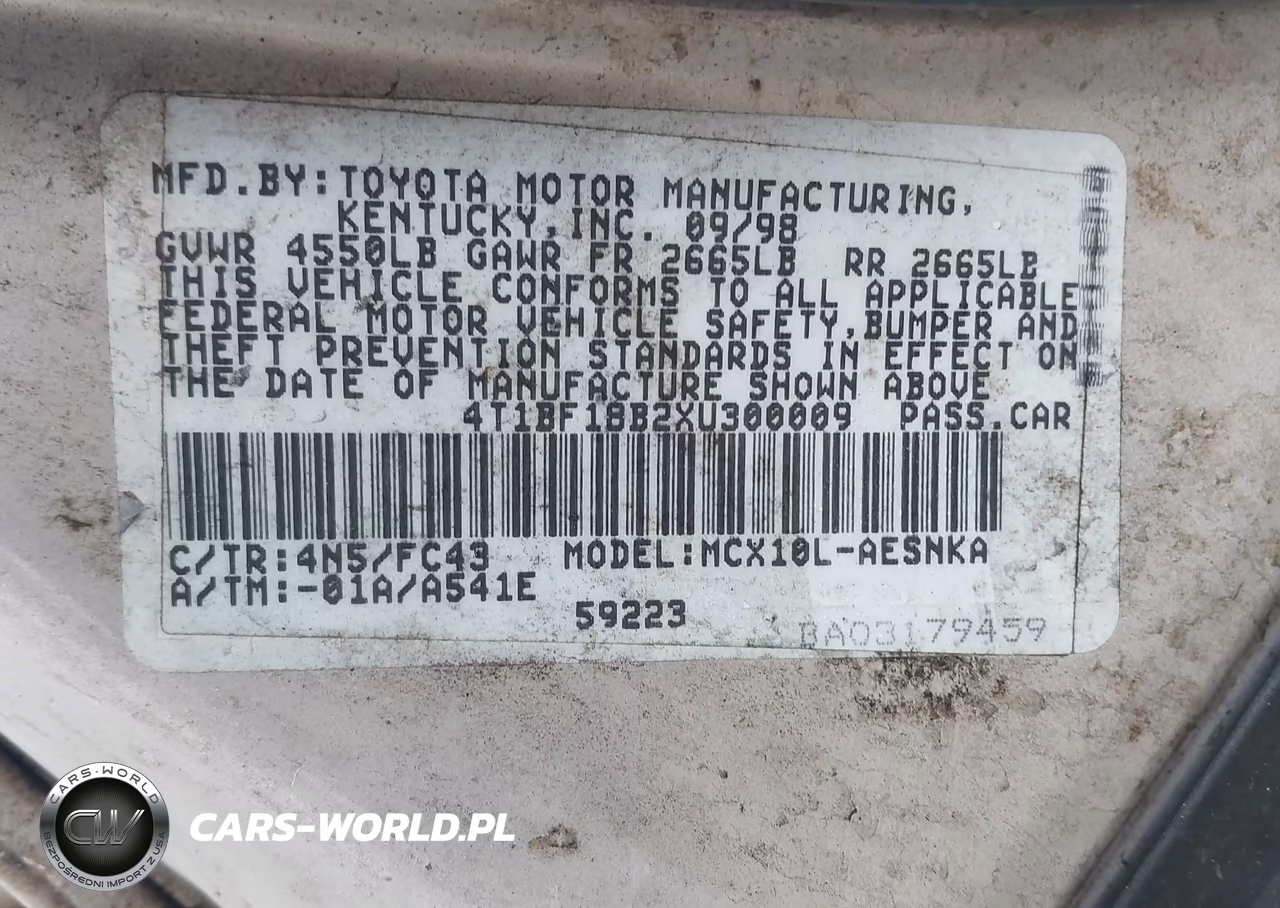 1999 Toyota Avalon Xl VIN:4T1BF18B2XU300009 - 9