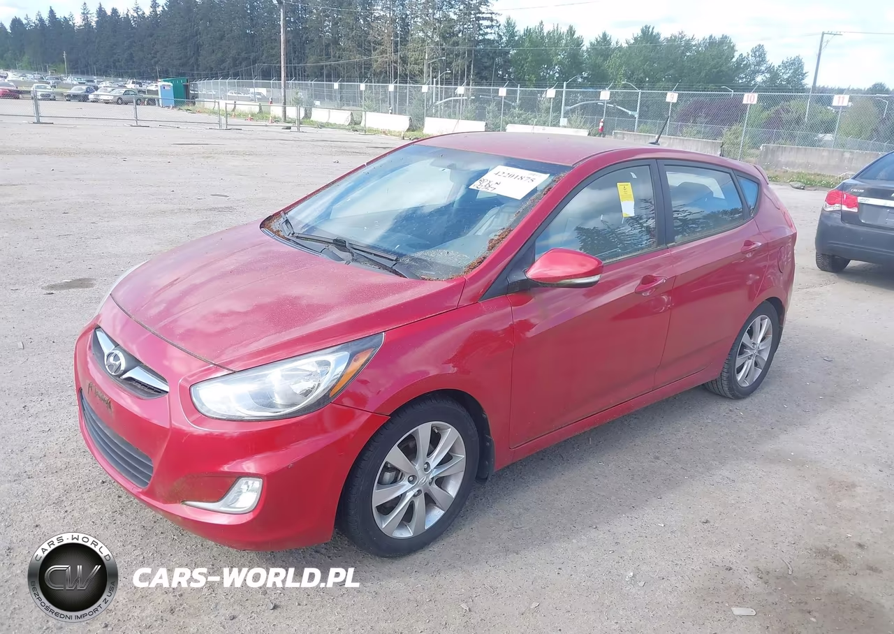 2013 Hyundai Accent Se VIN:KMHCU5AE2DU092294 - 2