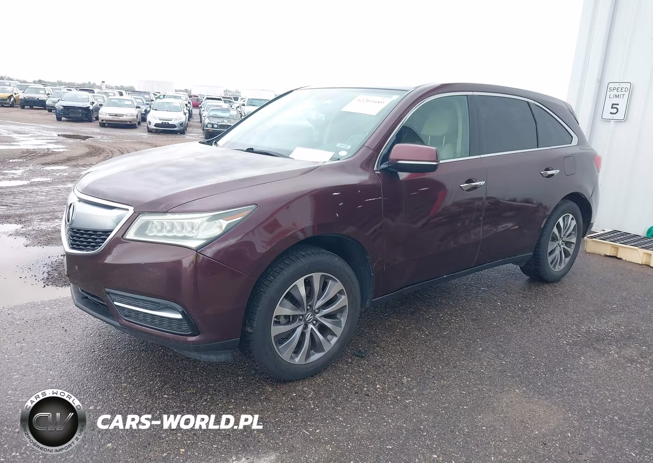 2014 Acura Mdx Technology Pkg W-Entertainment Pkg VIN:5FRYD4H66EB048648 - 2