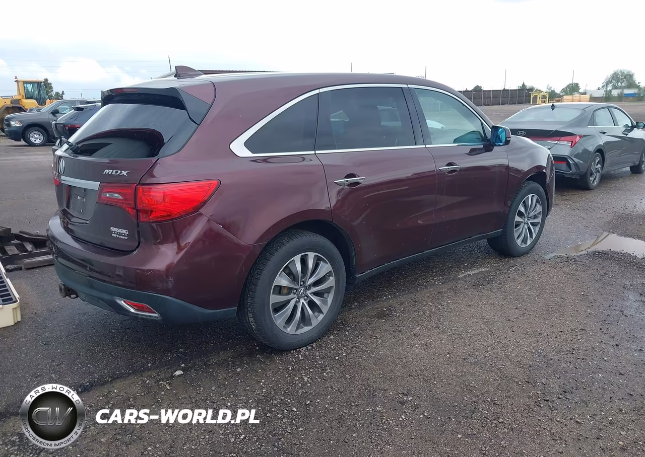 2014 Acura Mdx Technology Pkg W-Entertainment Pkg VIN:5FRYD4H66EB048648 - 4