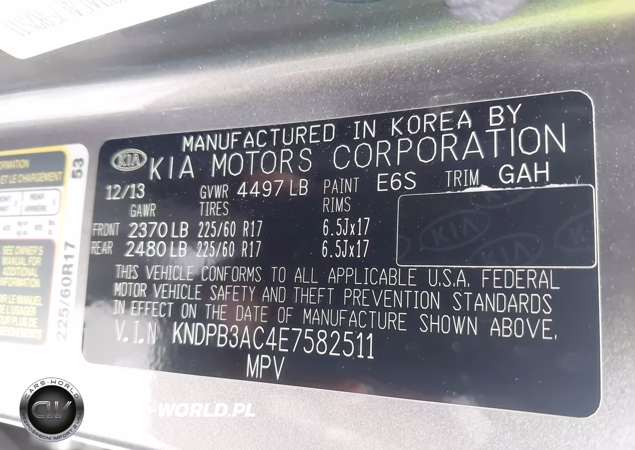 2014 Kia Sportage Lx VIN:KNDPB3AC4E7582511 - 9