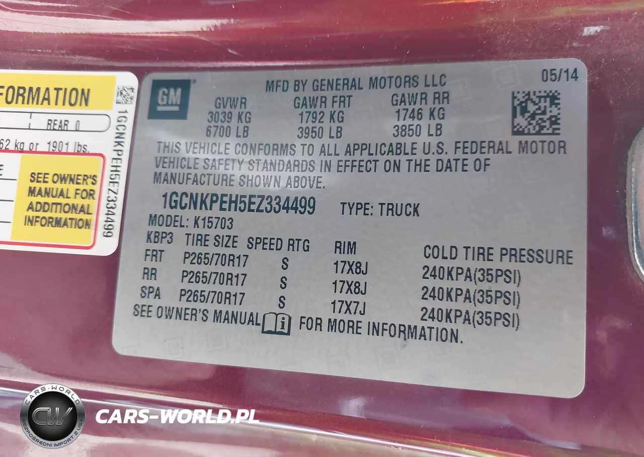 2014 Chevrolet Silverado 1500 Work Truck 1Wt VIN:1GCNKPEH5EZ334499 - 9