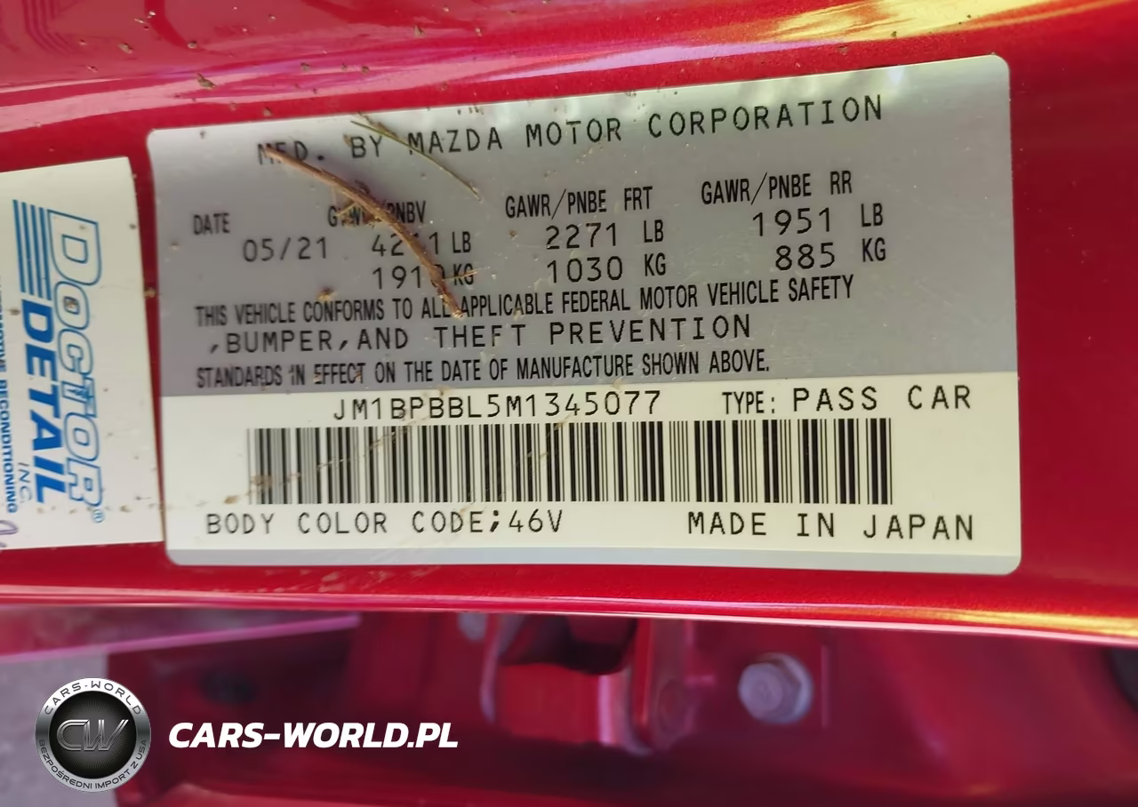 2021 Mazda Mazda3 Select VIN:JM1BPBBL5M1345077 - 9