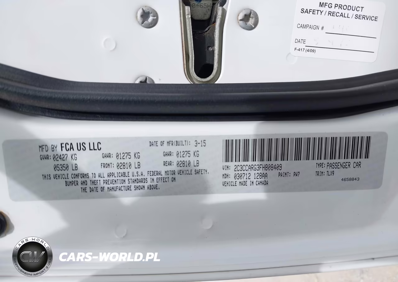 2015 Chrysler 300 Limited VIN:2C3CCARG3FH808409 - 9