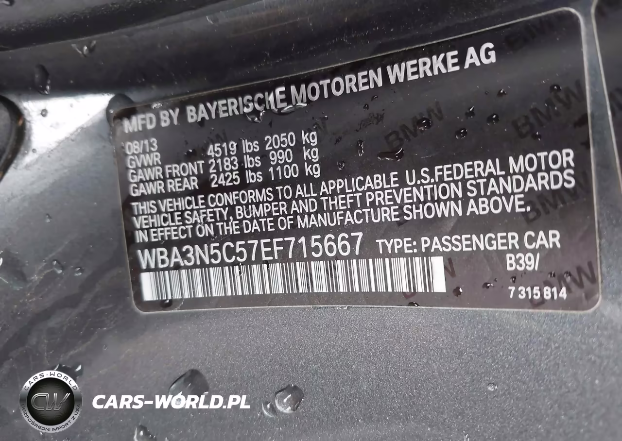 2014 BMW 428I xDrive VIN:WBA3N5C57EF715667 - 9