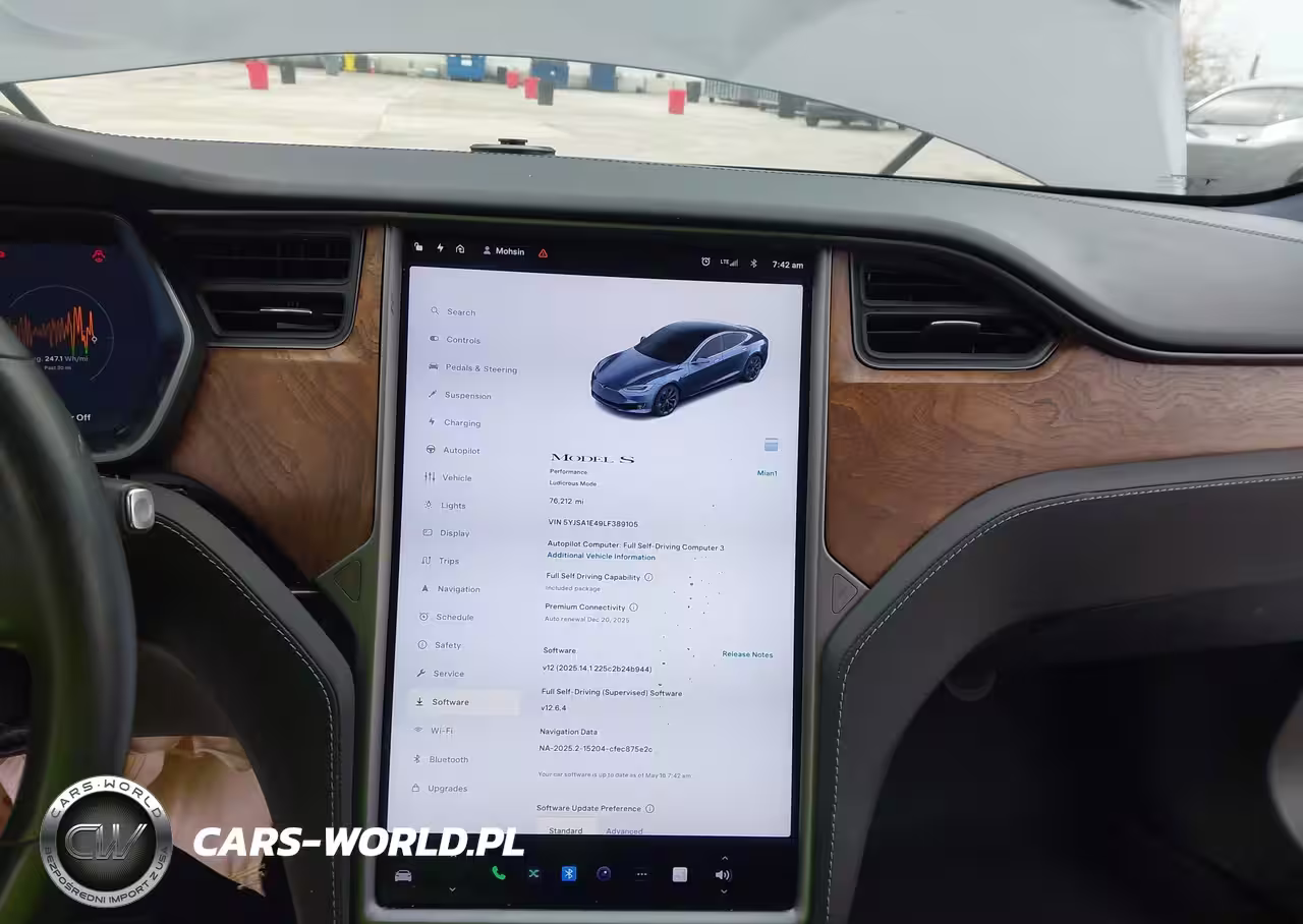 2020 Tesla Model S Performance Dual Motor All-Wheel Drive VIN:5YJSA1E49LF389105 - 18