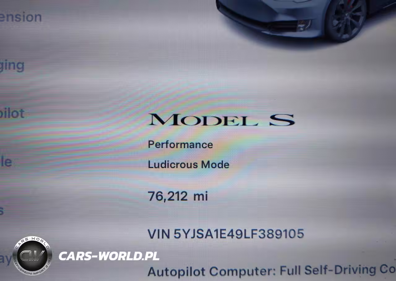 2020 Tesla Model S Performance Dual Motor All-Wheel Drive VIN:5YJSA1E49LF389105 - 7