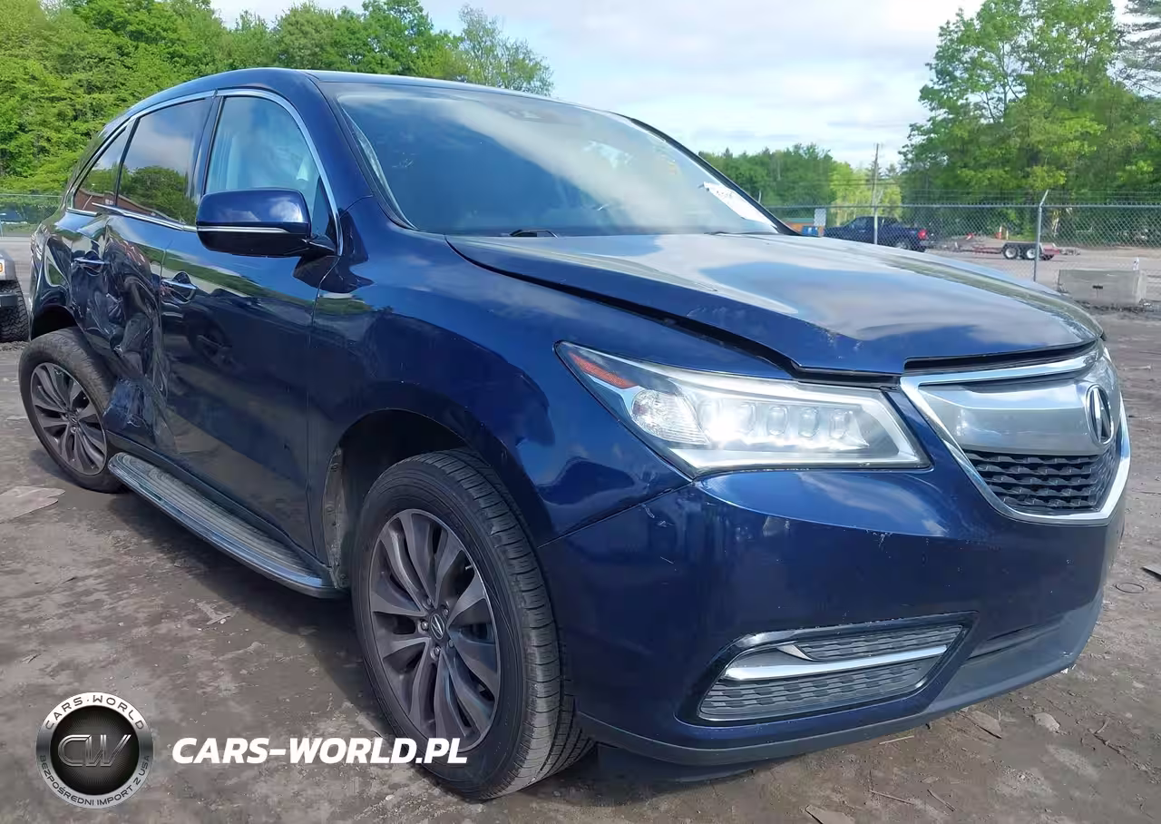2016 Acura Mdx Technology Acurawatch Plus Packages-Technology Package