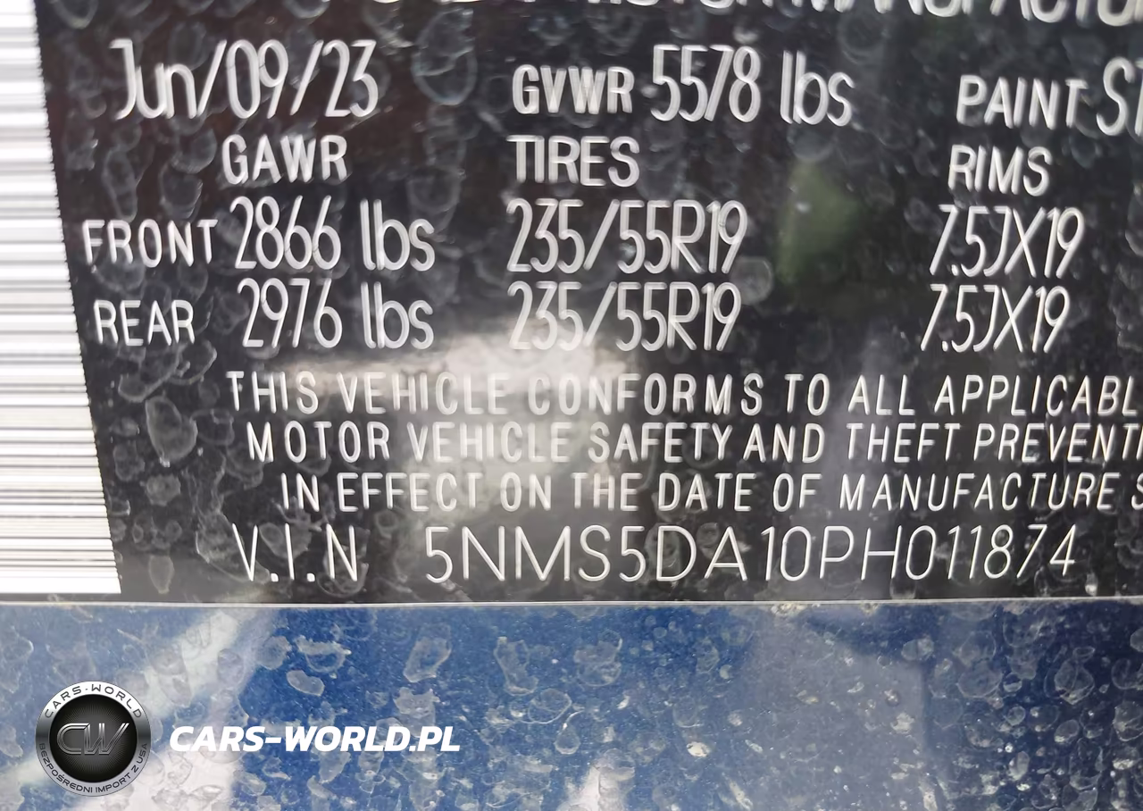 2023 Hyundai Santa Fe Hybrid Limited VIN:5NMS5DA10PH011874 - 9