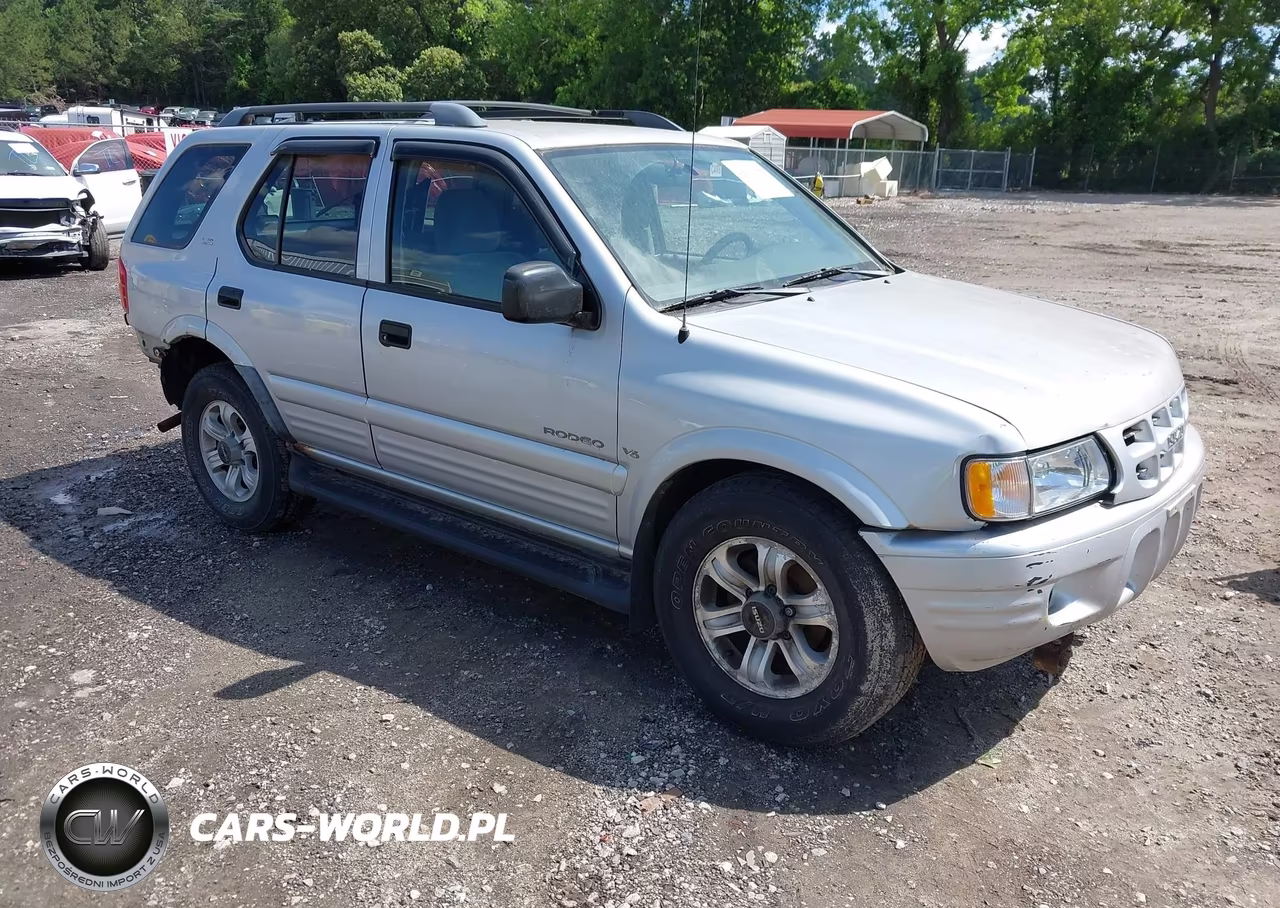 2001 Isuzu Rodeo Ls 3.2L-Ls 3.2L V6-Lse 3.2L V6-S-S 3.2L V6