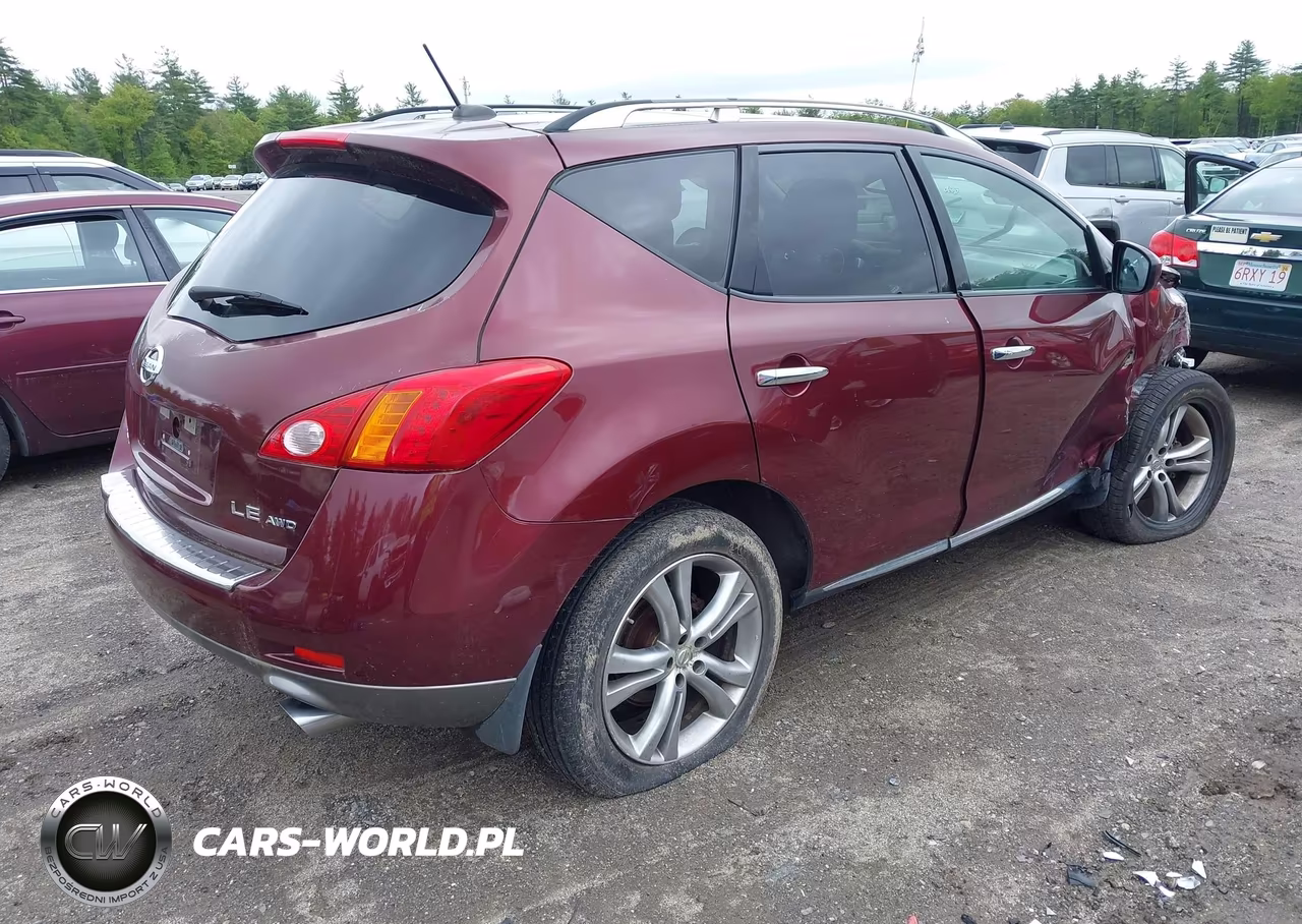 2009 Nissan Murano Le VIN:JN8AZ18W99W100282 - 4