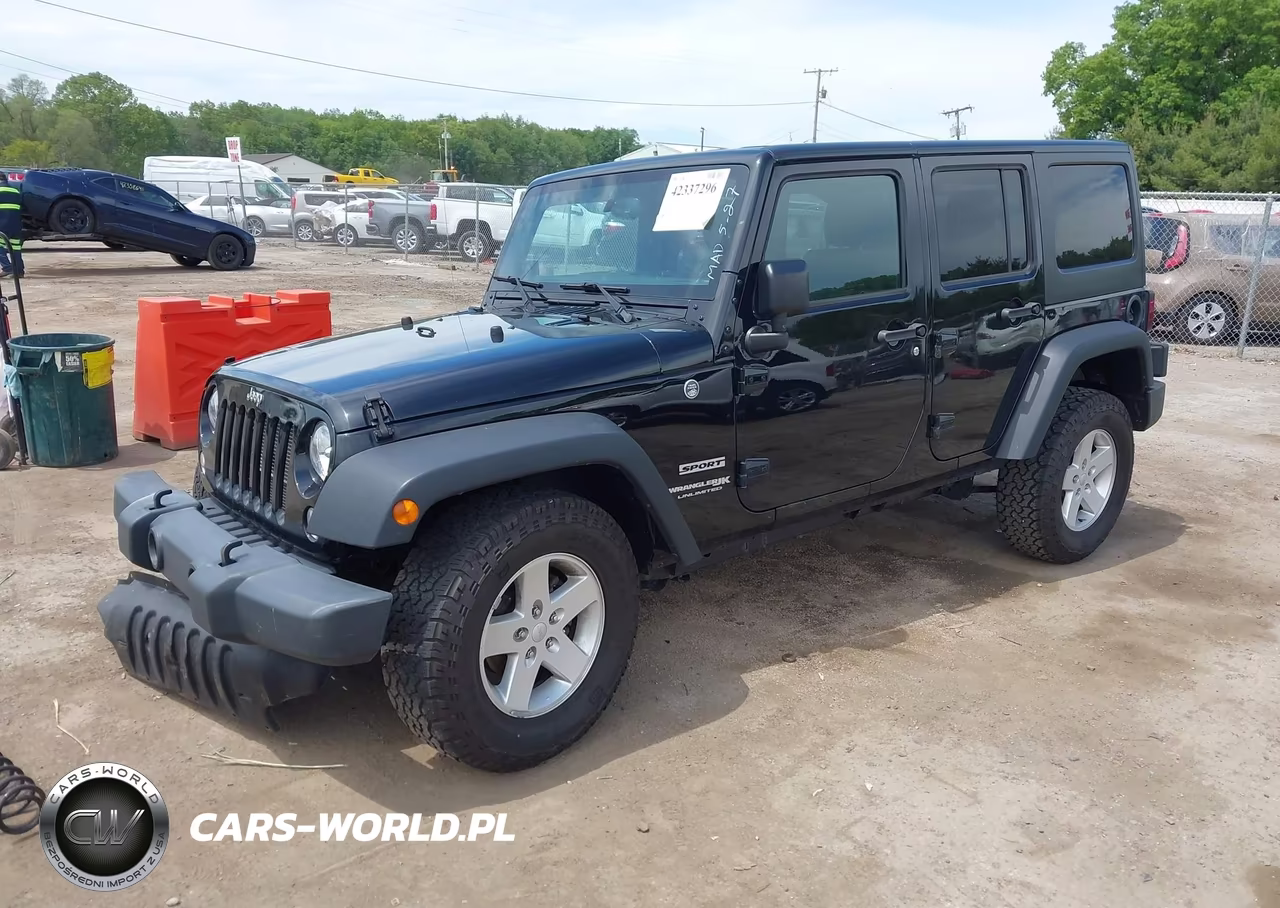 2018 Jeep Wrangler Jk Unlimited Sport S 4X4 VIN:1C4BJWDG7JL838798 - 2
