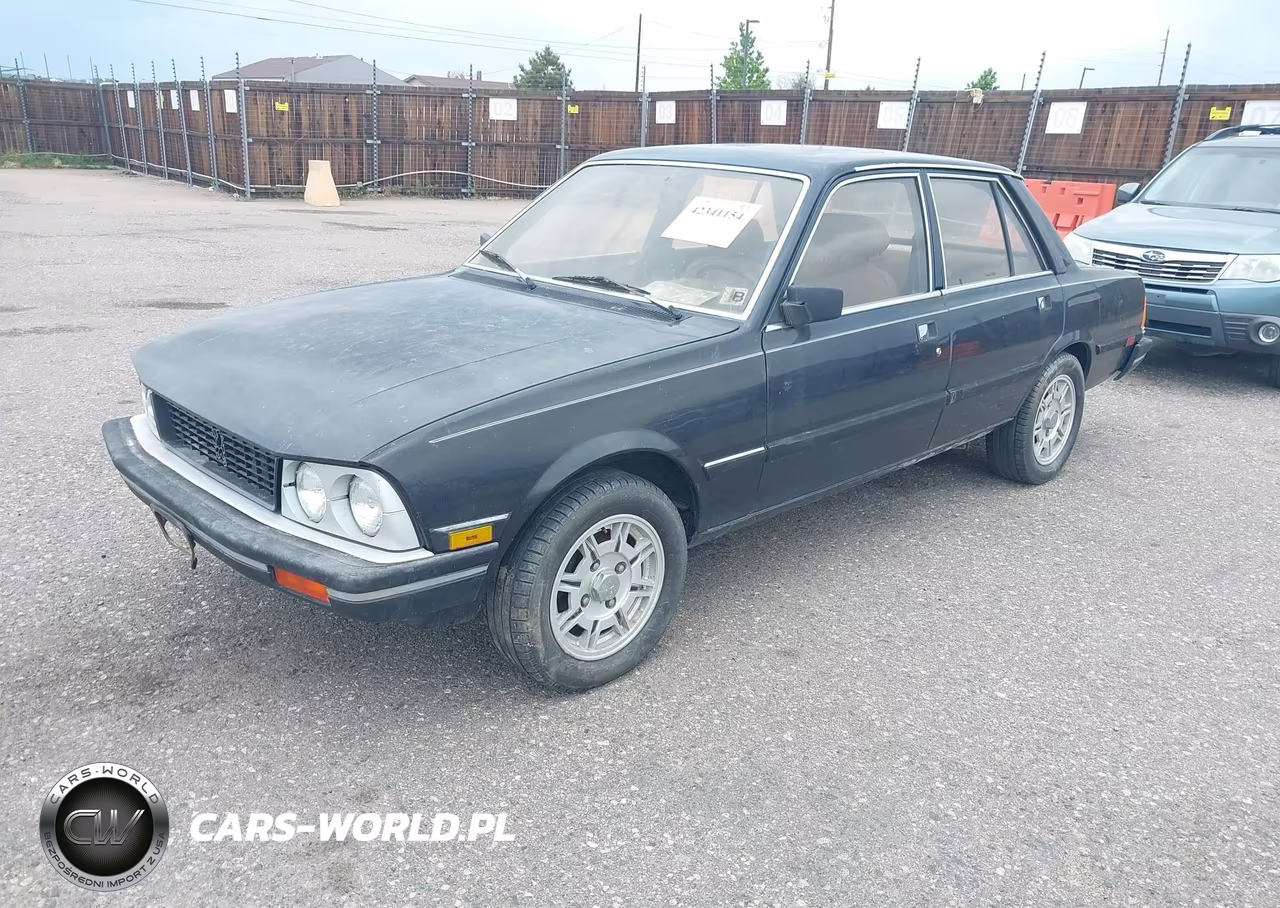 1983 Peugeot 505 VIN:VF3BA11F9DS338978 - 2