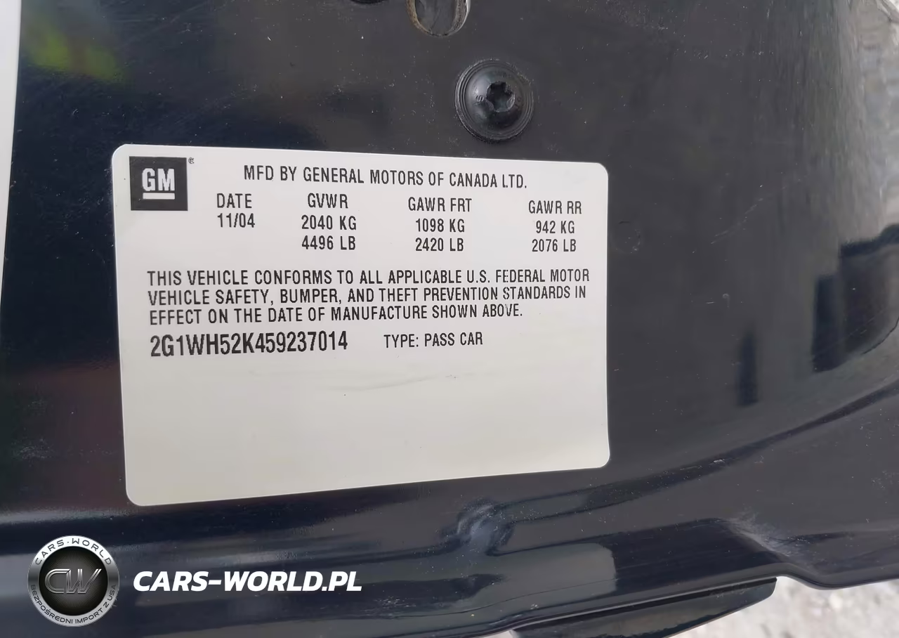 2005 Chevrolet Impala Ls VIN:2G1WH52K459237014 - 9