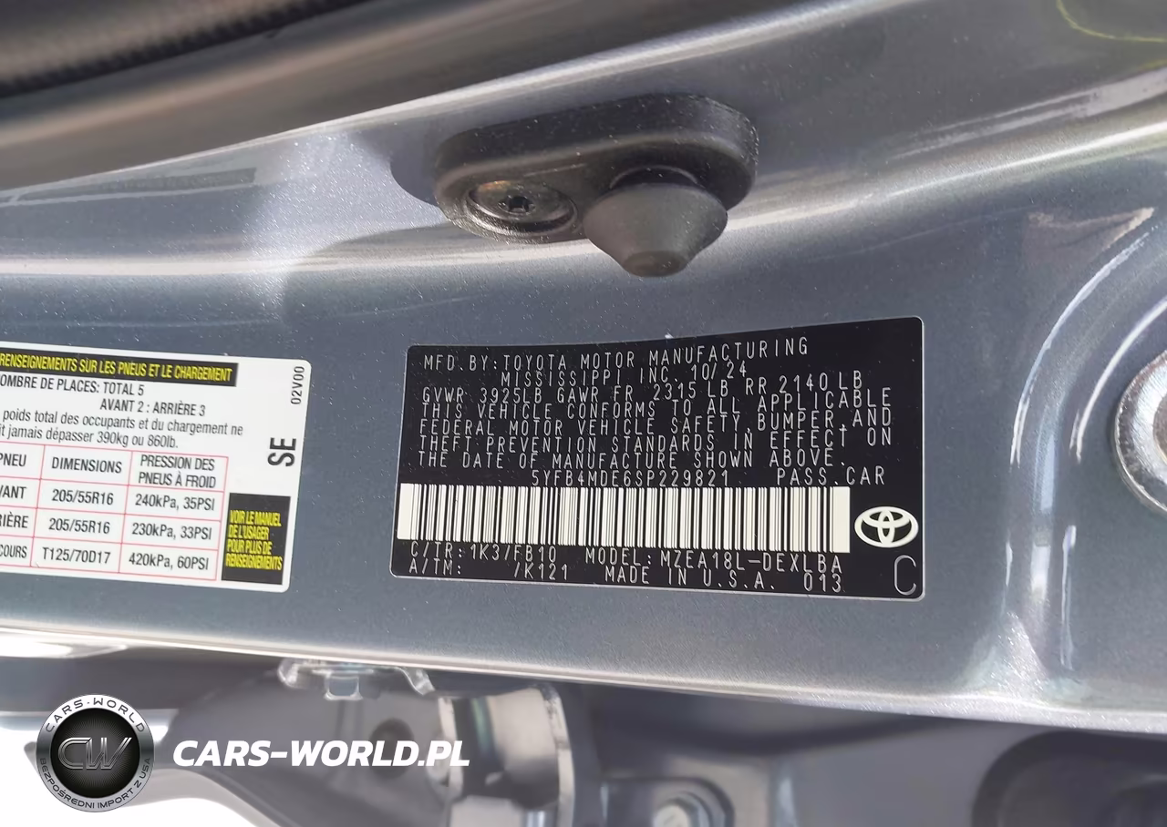 2025 Toyota Corolla Le VIN:5YFB4MDE6SP229821 - 9