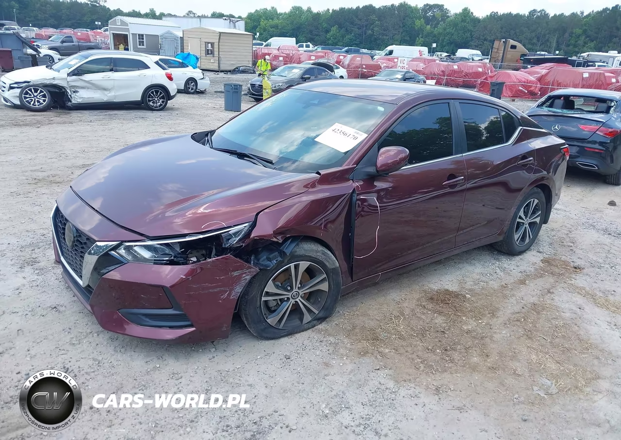 2021 Nissan Sentra Sv Xtronic Cvt VIN:3N1AB8CV6MY221394 - 2