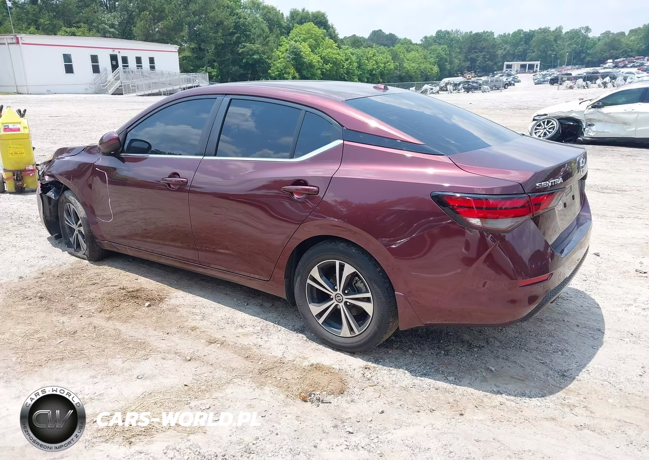 2021 Nissan Sentra Sv Xtronic Cvt VIN:3N1AB8CV6MY221394 - 3