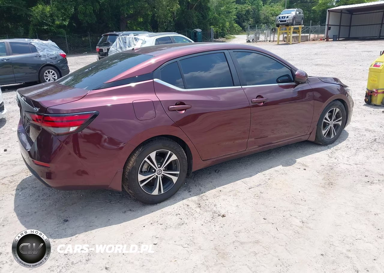 2021 Nissan Sentra Sv Xtronic Cvt VIN:3N1AB8CV6MY221394 - 4