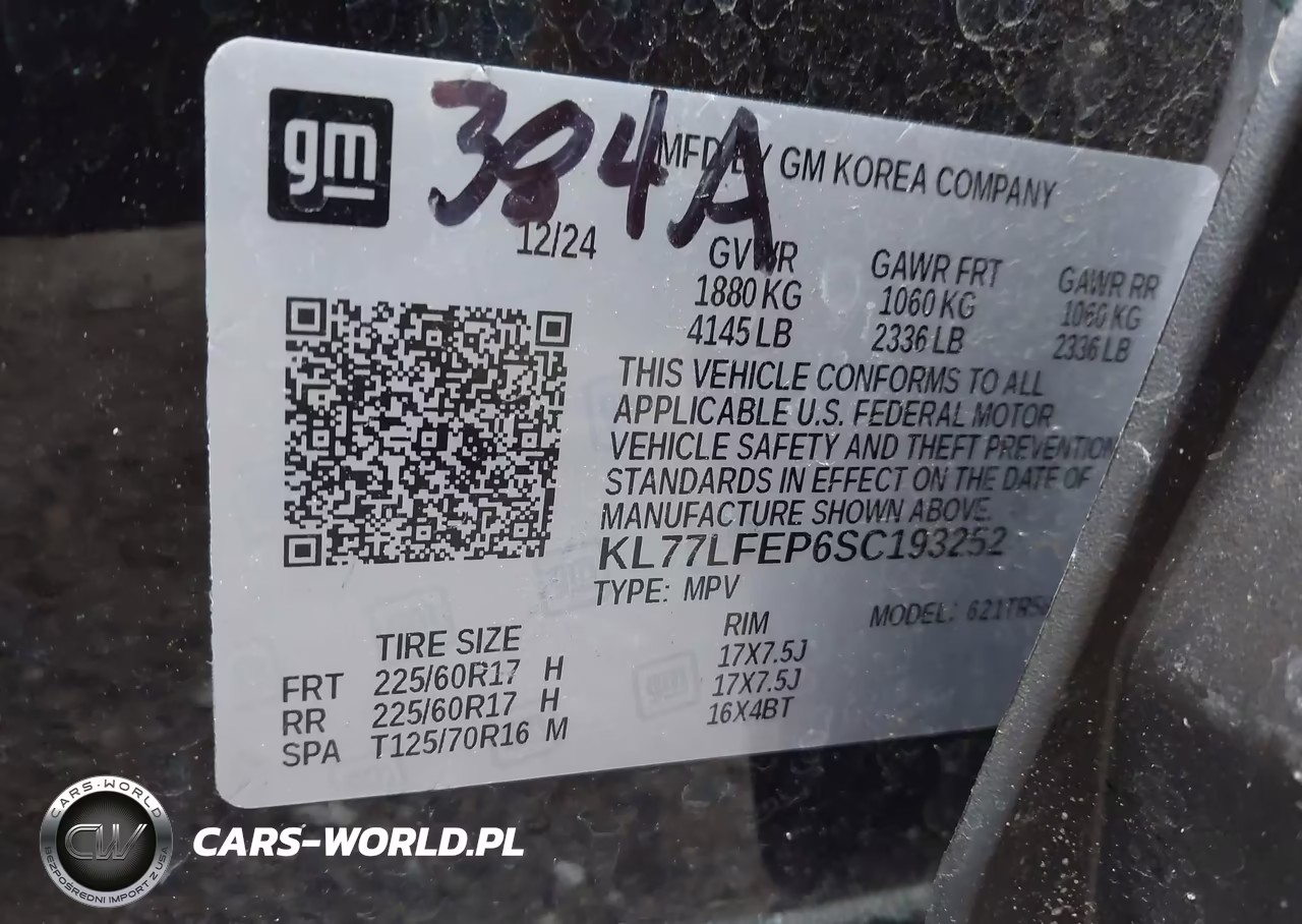 2025 Chevrolet Trax Fwd Ls VIN:KL77LFEP6SC193252 - 9