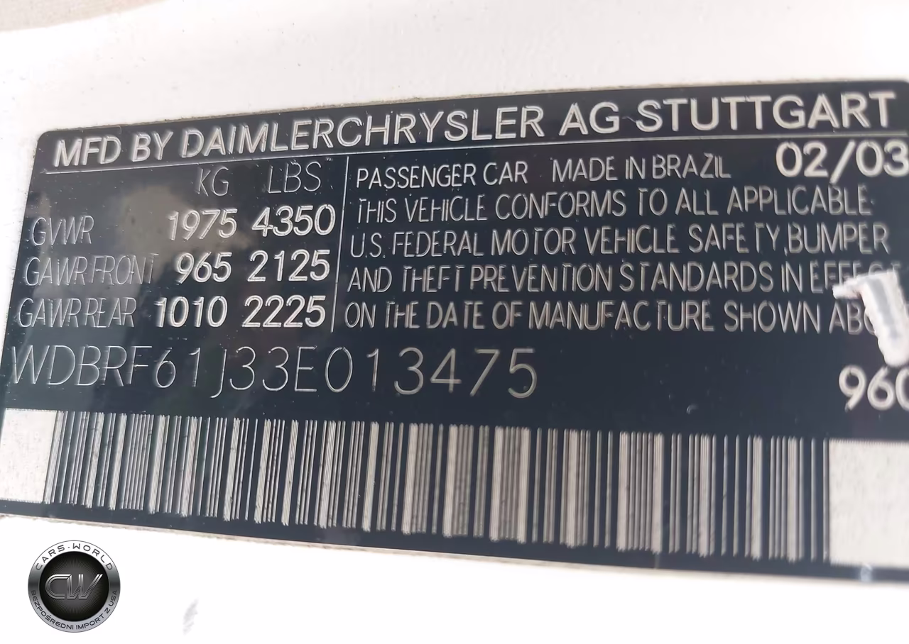 2003 Mercedes-Benz C 240 VIN:WDBRF61J33E013475 - 9