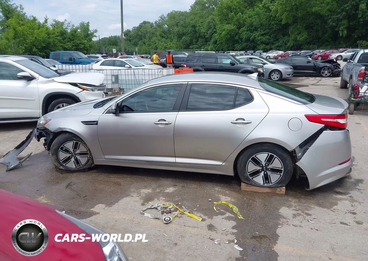 2012 Kia Optima Hybrid Ex VIN:KNAGM4AD6C5019653 - 13
