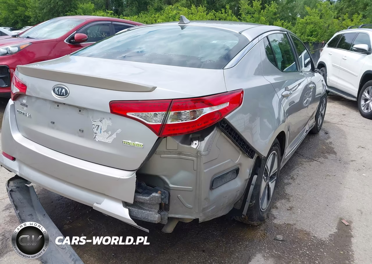 2012 Kia Optima Hybrid Ex VIN:KNAGM4AD6C5019653 - 17