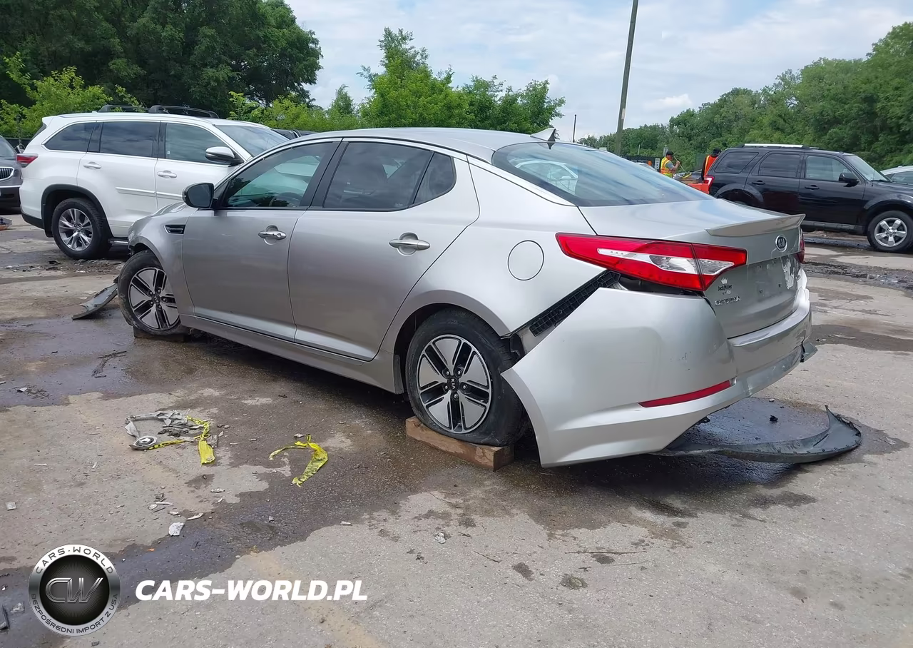 2012 Kia Optima Hybrid Ex VIN:KNAGM4AD6C5019653 - 3