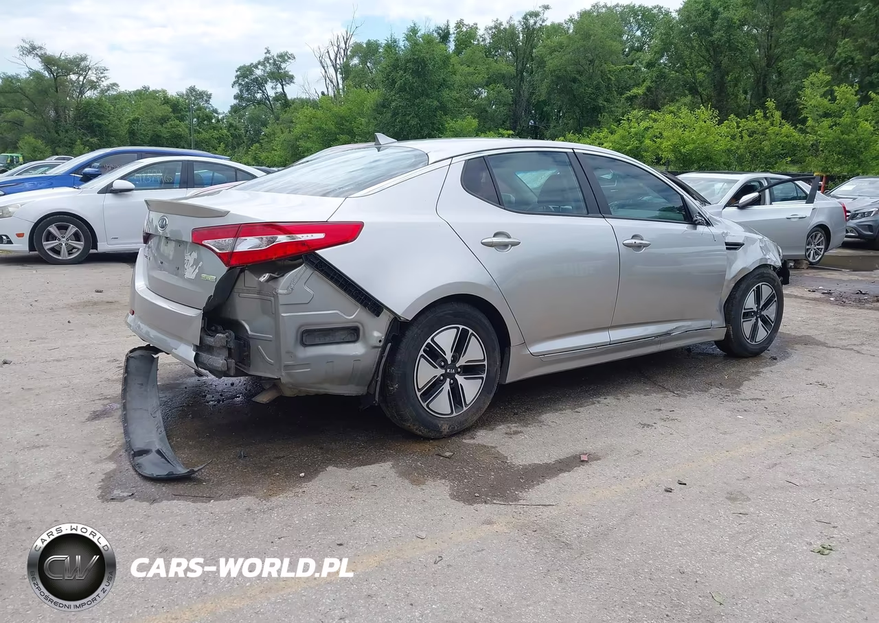 2012 Kia Optima Hybrid Ex VIN:KNAGM4AD6C5019653 - 4