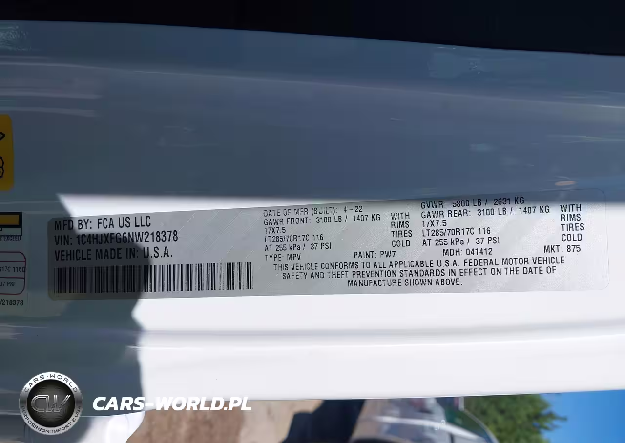 2022 Jeep Wrangler Unlimited Rubicon 4X4 VIN:1C4HJXFG6NW218378 - 9