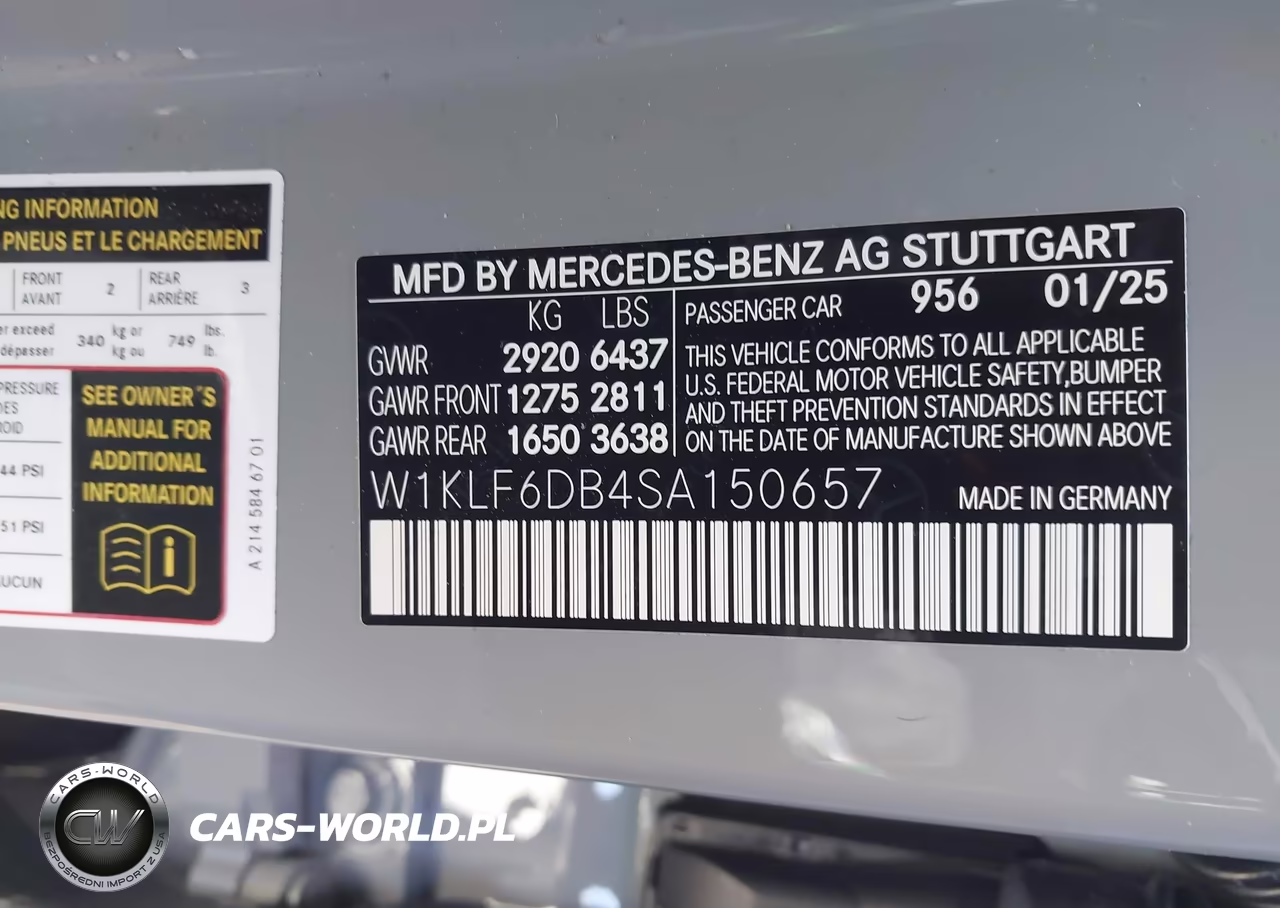 2025 Mercedes-Benz Amg E 53 E VIN:W1KLF6DB4SA150657 - 9