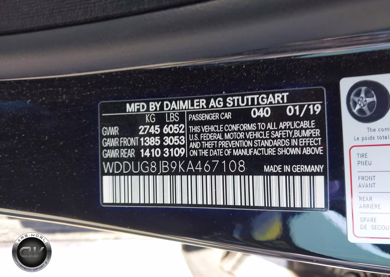2019 Mercedes-Benz Amg S 63 4Matic VIN:WDDUG8JB9KA467108 - 9