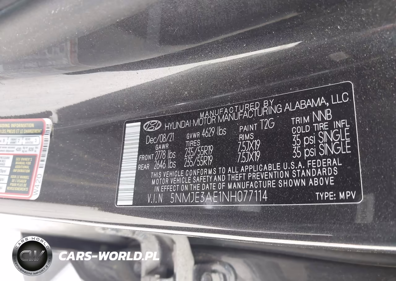 2022 Hyundai Tucson Limited VIN:5NMJE3AE1NH077114 - 9