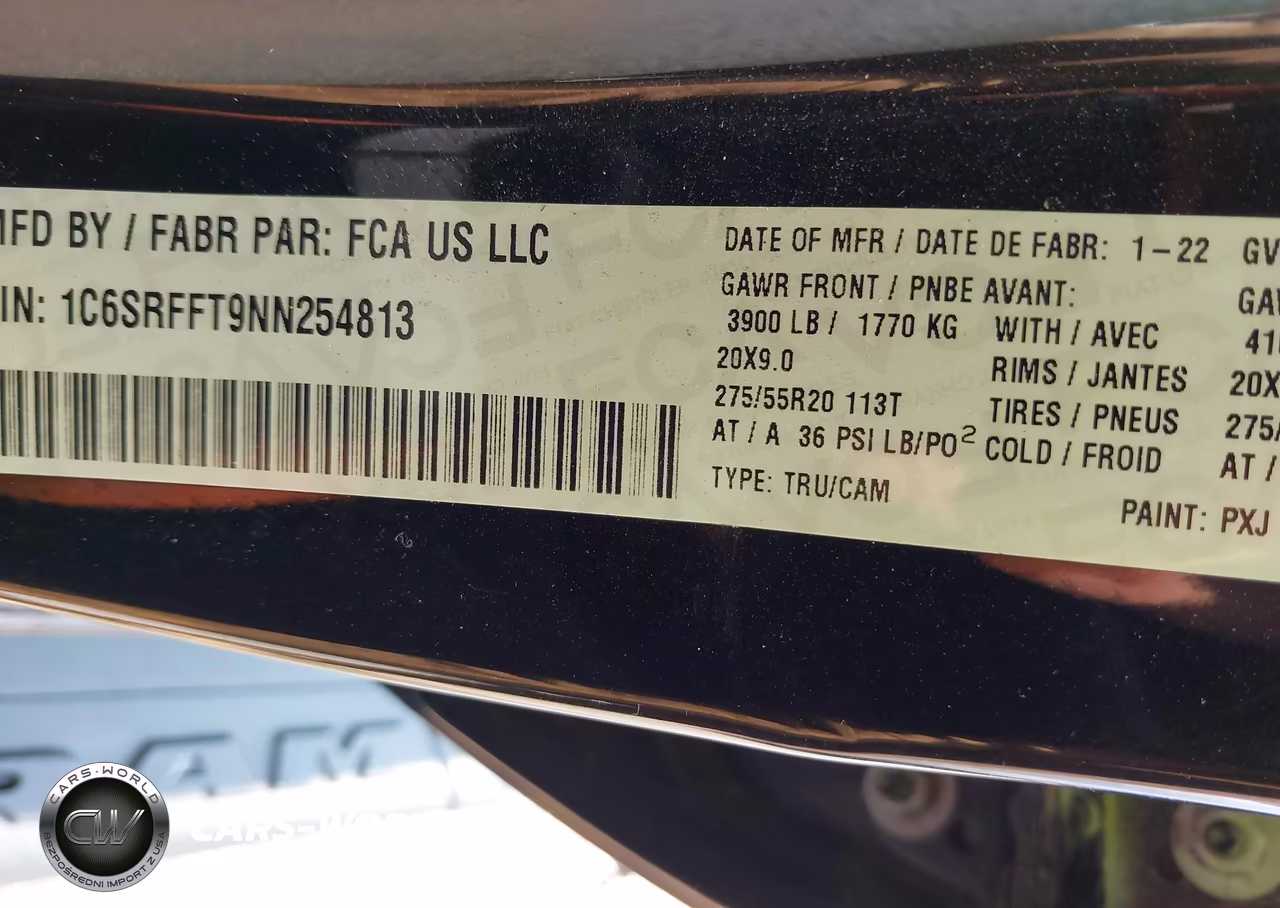 2022 Ram 1500 Big Horn VIN:1C6SRFFT9NN254813 - 9