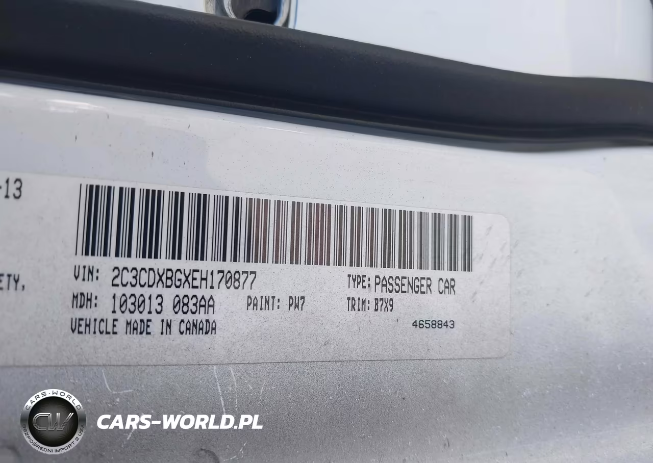 2014 Dodge Charger Se VIN:2C3CDXBGXEH170877 - 9