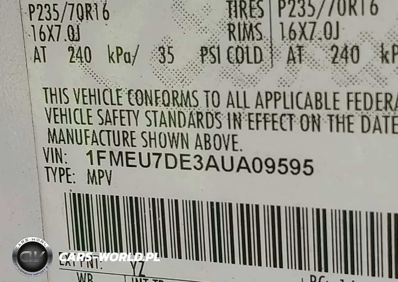2010 Ford Explorer Xlt VIN:1FMEU7DE3AUA09595 - 9