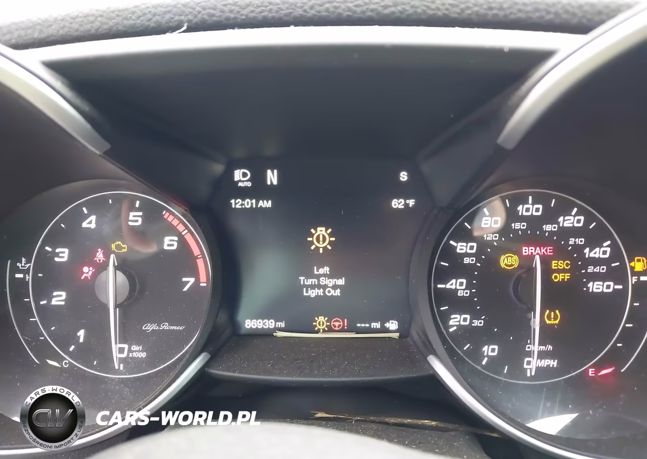 2019 Alfa Romeo Giulia Ti Sport Rwd VIN:ZARFAMBNXK7612360 - 7