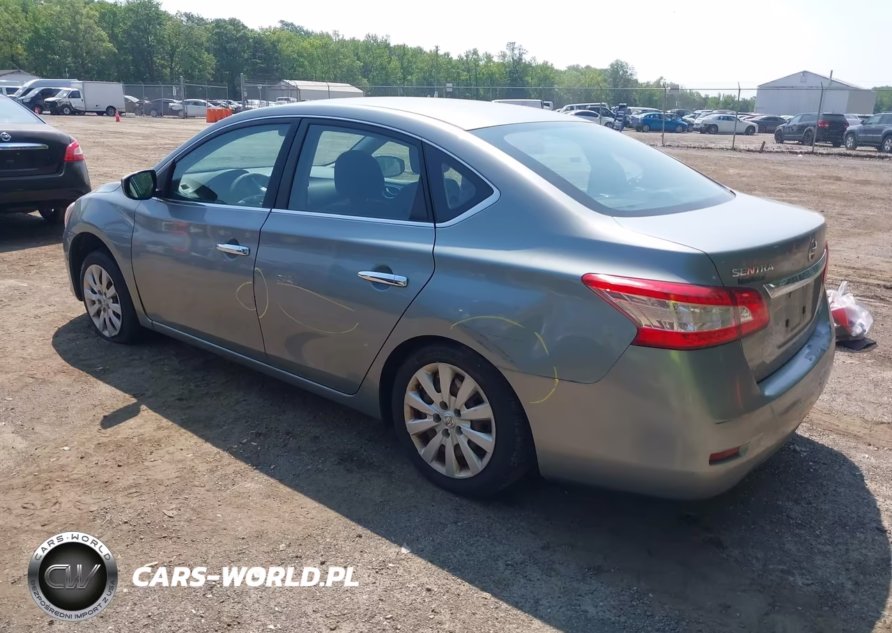 2013 Nissan Sentra Sv VIN:3N1AB7AP8DL672239 - 3
