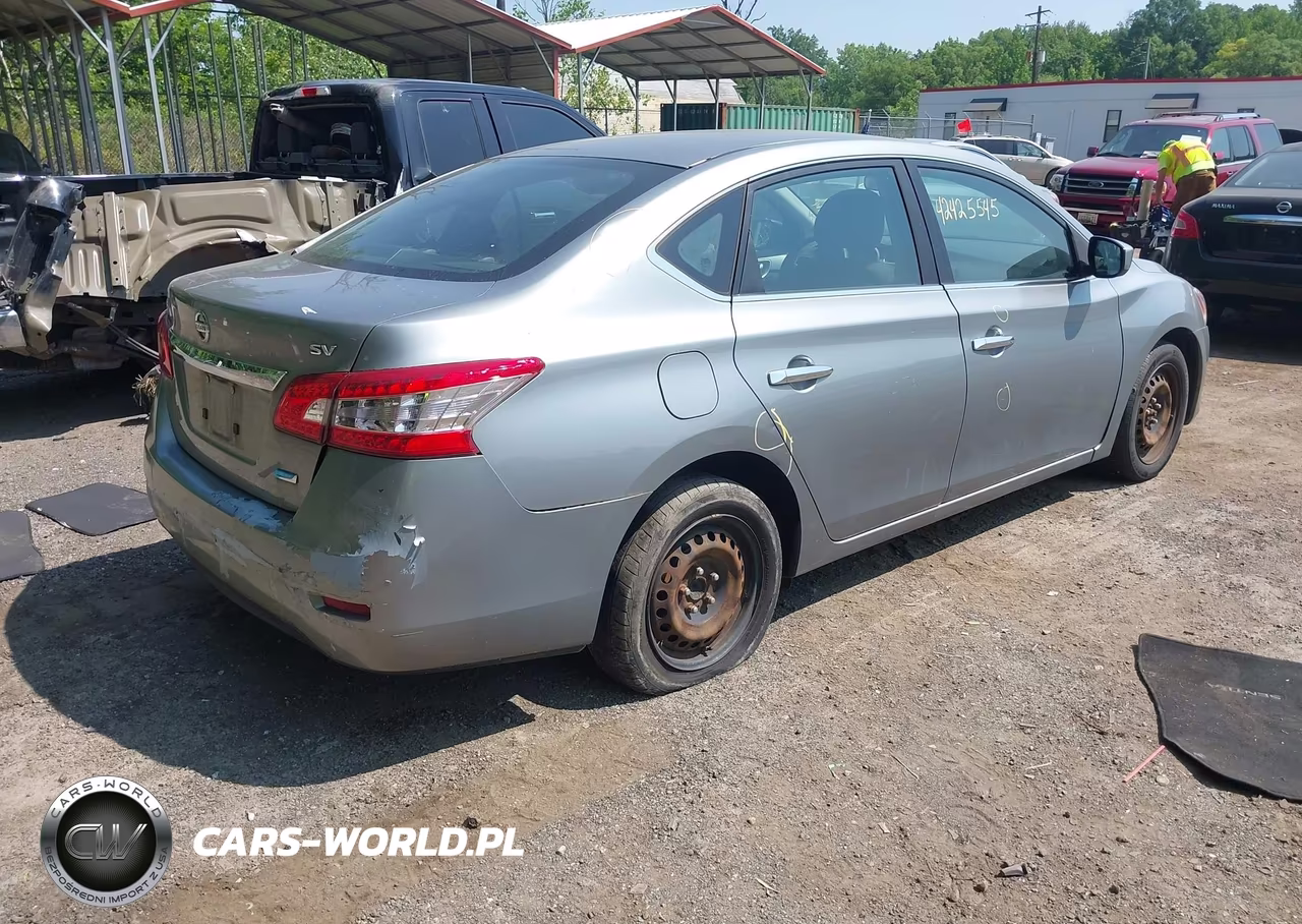 2013 Nissan Sentra Sv VIN:3N1AB7AP8DL672239 - 4