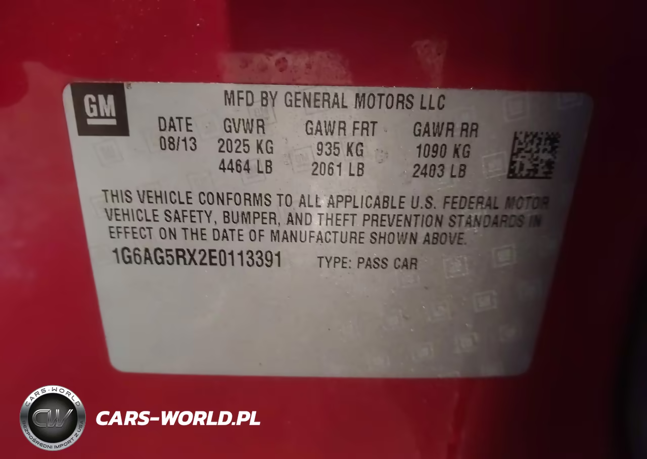 2014 Cadillac Ats Standard VIN:1G6AG5RX2E0113391 - 9