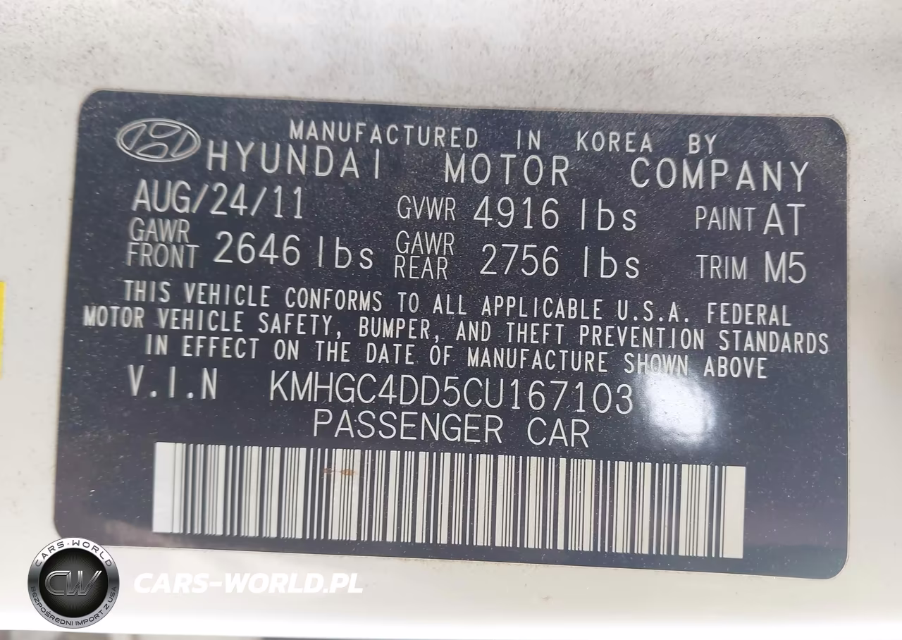 2012 Hyundai Genesis 3.8 VIN:KMHGC4DD5CU167103 - 9