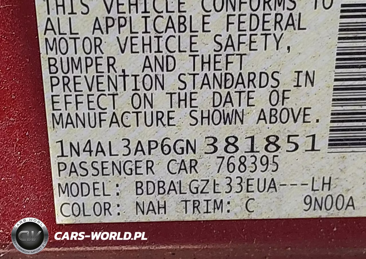 2016 Nissan Altima 2.5 S VIN:1N4AL3AP6GN381851 - 9