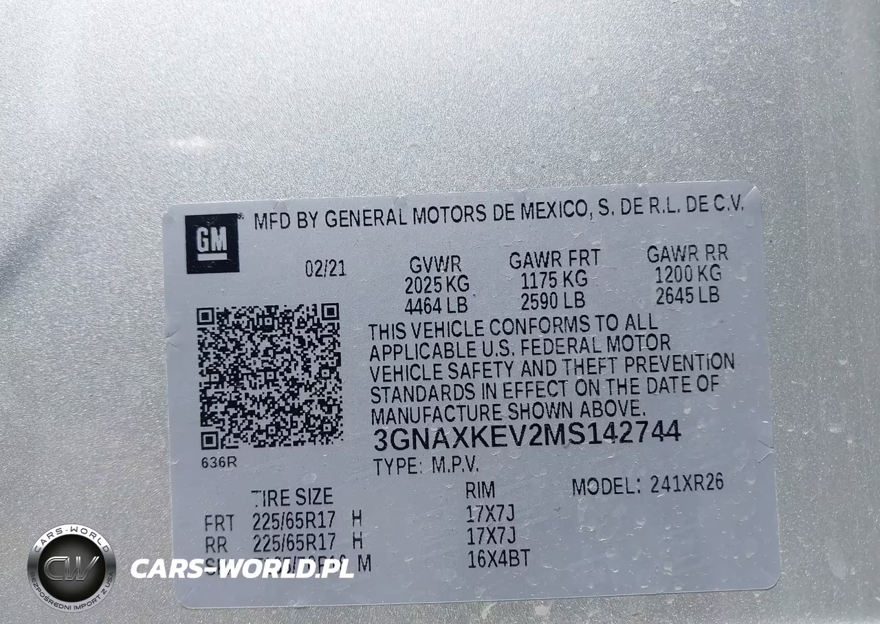 2021 Chevrolet Equinox Fwd Lt VIN:3GNAXKEV2MS142744 - 9