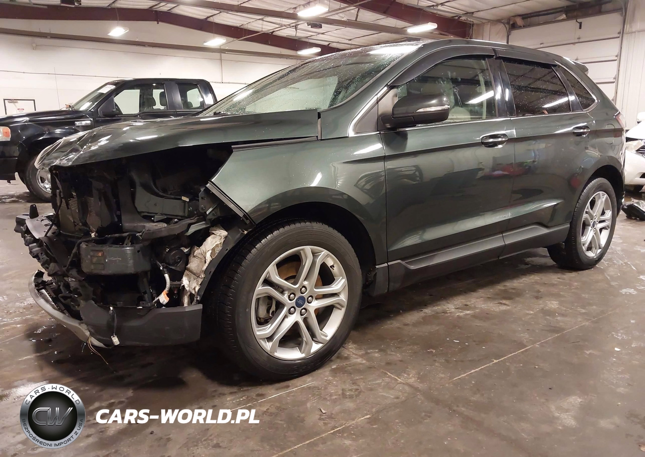 2015 Ford Edge Titanium VIN:2FMTK4K86FBB49985 - 2