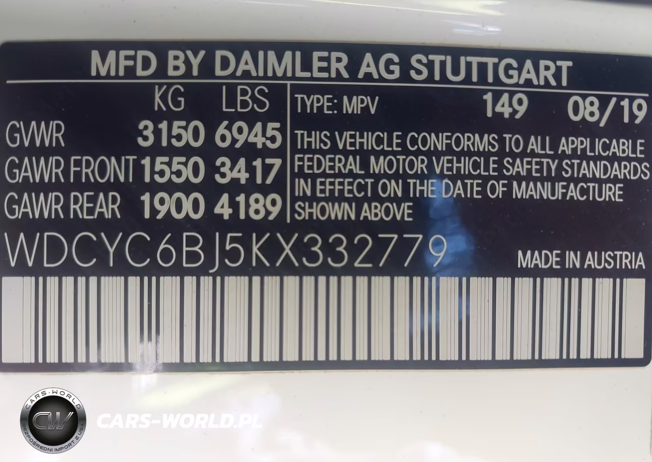 2019 Mercedes-Benz G 550 4Matic VIN:WDCYC6BJ5KX332779 - 9