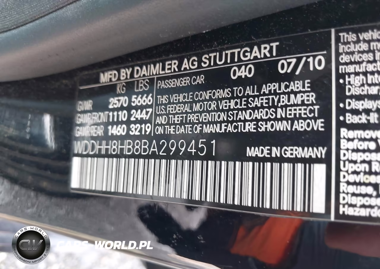 2011 Mercedes-Benz E 350 4Matic VIN:WDDHH8HB8BA299451 - 9