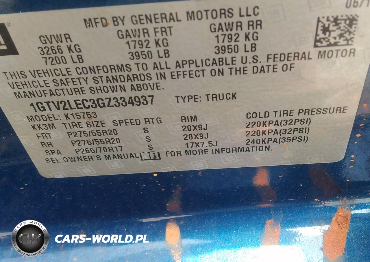 2016 GMC Sierra 1500 VIN:1GTV2LEC3GZ334937 - 9
