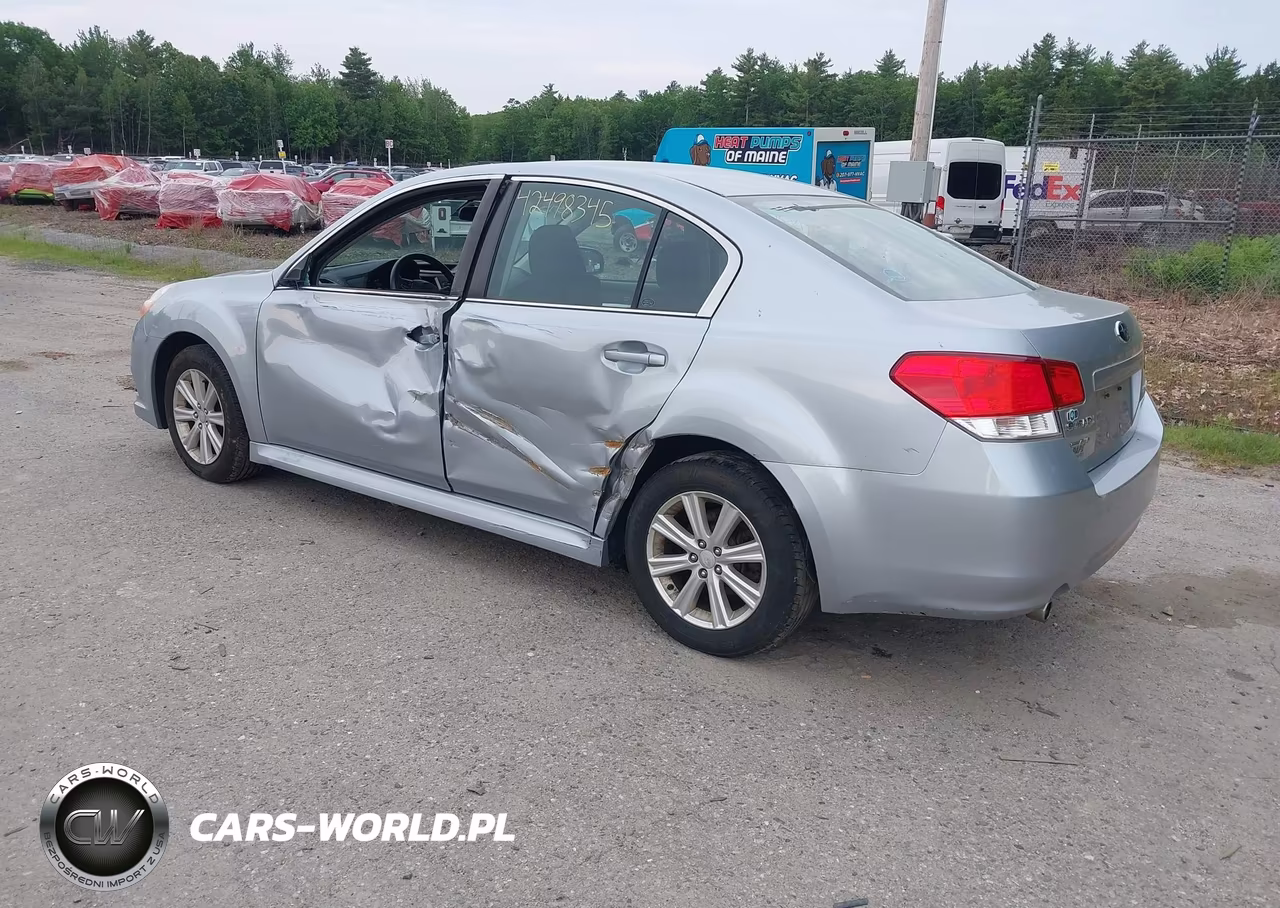 2012 Subaru Legacy 2.5I VIN:4S3BMBA61C3037234 - 3